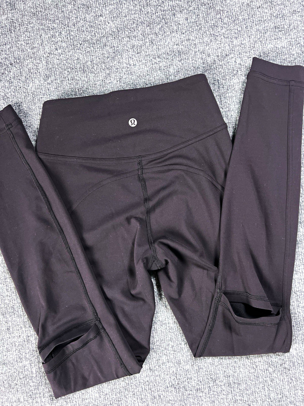 Lululemon Leggings Force Within High Rise Tight 28 Inch Black Cutout Womens Two
